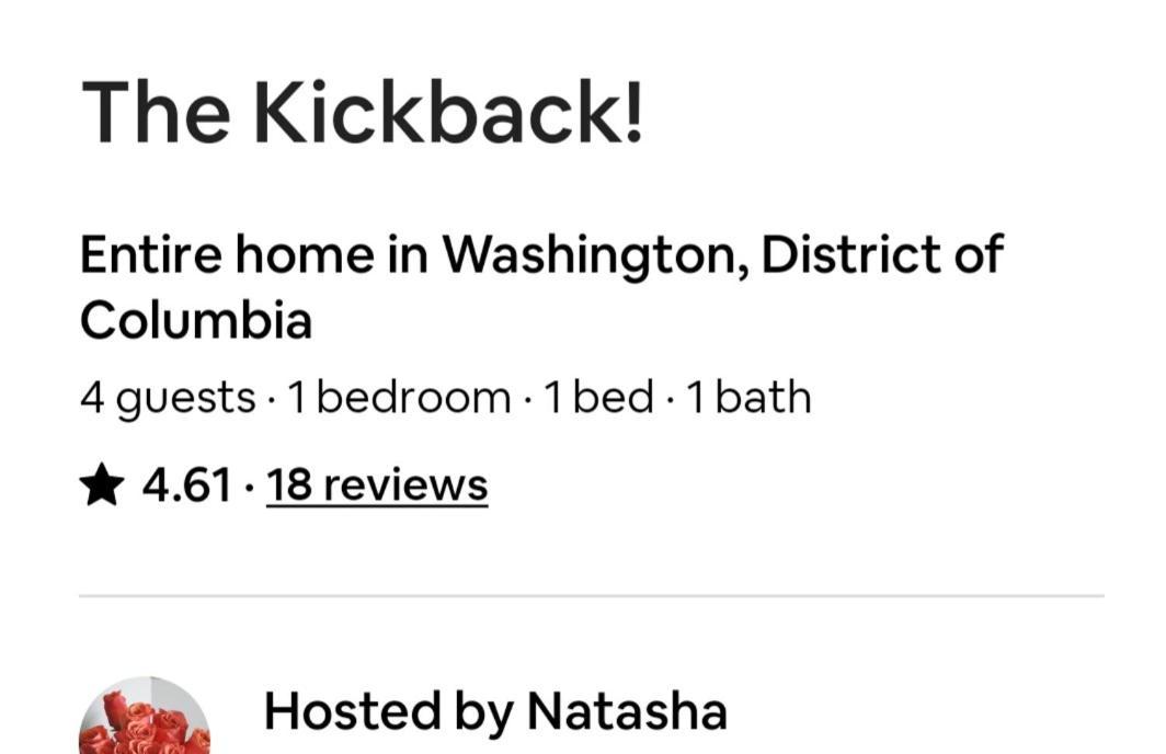 Апартаменти The Kickback! Вашингтон Екстер'єр фото
